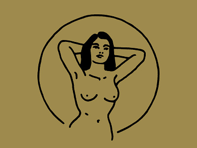 Lady of the Endless Summer babe gold illustration lady summer