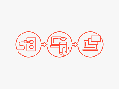 Easy Setup Icon(s) computer icon iconography mobile monitor phone power setup