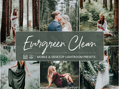 Evergreen Clean - Mobile & Desktop Lightroom Presets