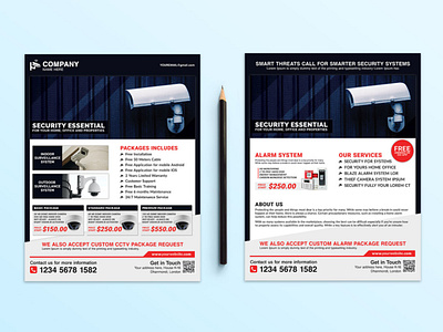 Security System / CCTV Flyer templates