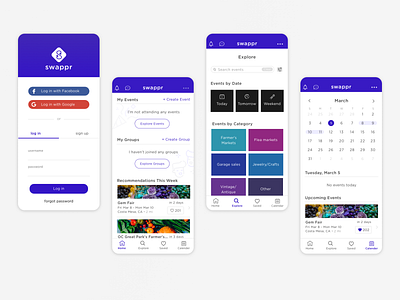 Swappr - Mobile App Design