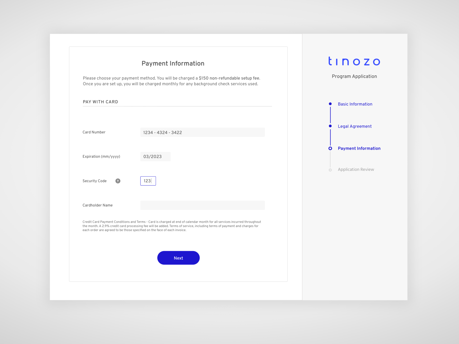 on Progress Vertical with Form by Grace Payment Bar G. Dribbble