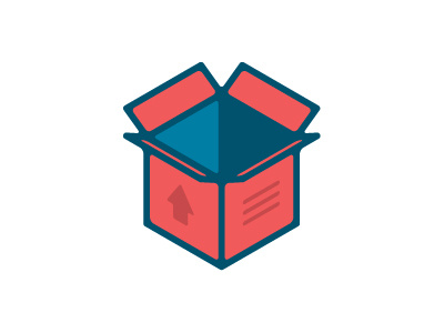 Boxitup box delivery design icon package