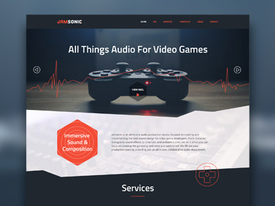 Jamsonic audio controller sound video games website