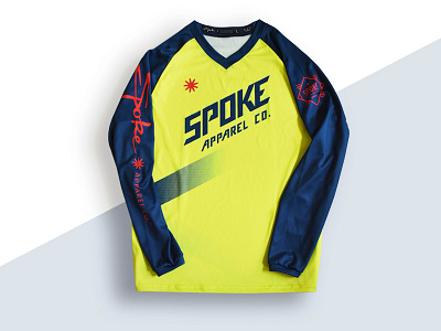 Spoke Apparel Co. Freeride Jersey - Yellow