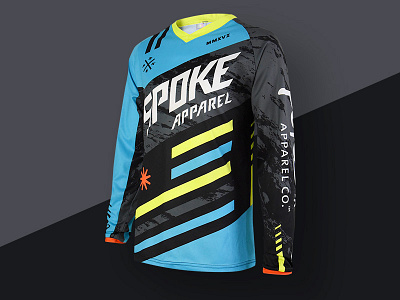 Spoke Apparel Co. Team Jersey action apparel bike design jersey mountain biking print sports