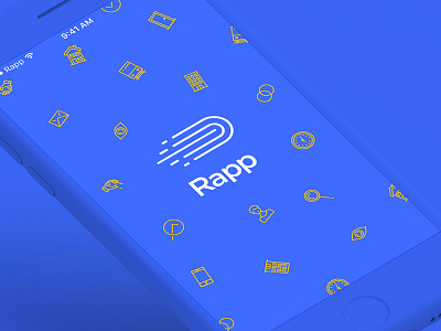Rapp - Splash app branding design iconography interface ios logo mobile ui ux