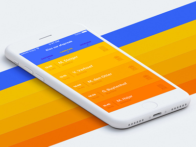 Rapp - Agenda app branding design gradient iconography interface ios mobile ui ux