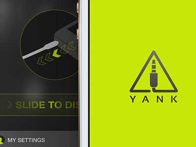 Yank! app illustration interaction ios7 iphone ui yellow