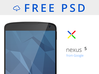 Nexus 5 Mockup PSD Download android design download free freebie fun google minimal mockup nexus psd template