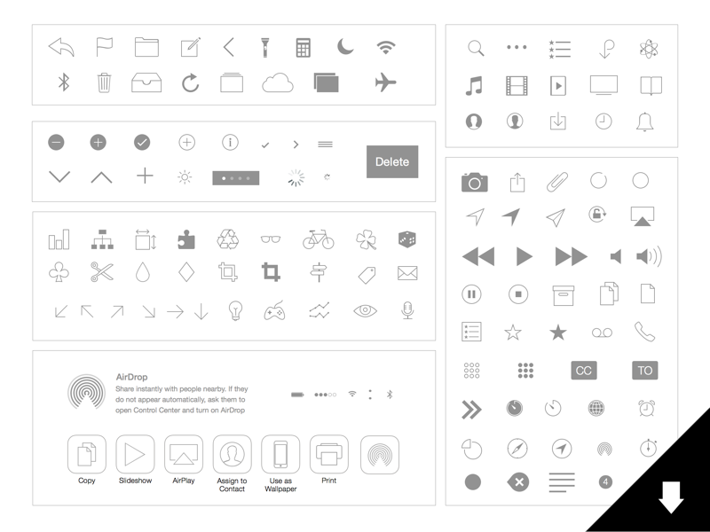 Sketch iconset