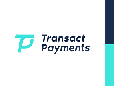 Transact Payments branding clean clever design eye catching eyecatching flat gradient graphic design icon identity lettering logo minimal typography vector