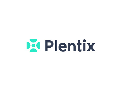 Plentix branding clean clever design eye catching eyecatching flat gradient graphic design icon identity inspiration lettering logo minimal startup typography vector