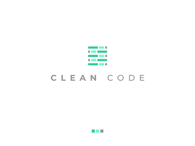 Clean Code branding clean clever computer programming design eye catching eyecatching fingerprint flat gradient graphic design icon identity lettering logo minimal typography vector