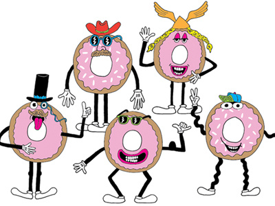 Randoughs Crew character donut