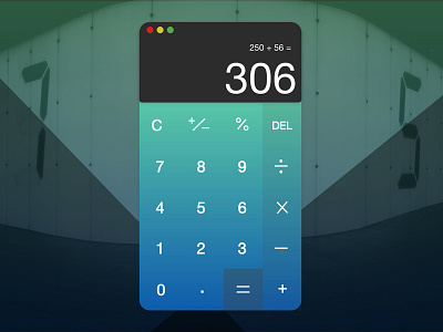 Calculator UI004 @dailyui