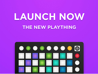 LAUNCH NOW ! 2020 design illustration keyboard launchpad midi music novation sketch ux vector