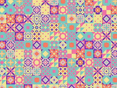 Mosaic Tile Pattern pattern processing tiles