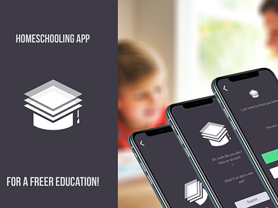 Homeschooling App design graphic design homeschooling icon app learning libertarianism liberty school ui daily ux ui design visual art