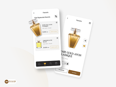 Perfum App design