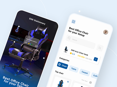 Furniture e-commerce App (Geek chair )