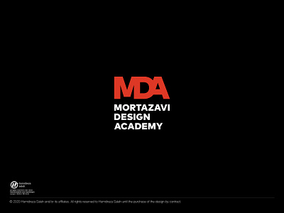 MDA academy acronym branding calligraphy college farsi font graphic design identitty illustration iran jewelry letter logo name school short study typography vector