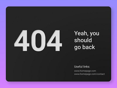 404 Page