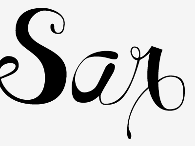 Sar lettering
