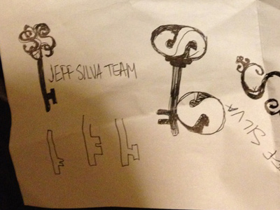 "S" key logo sketches key logo sketch