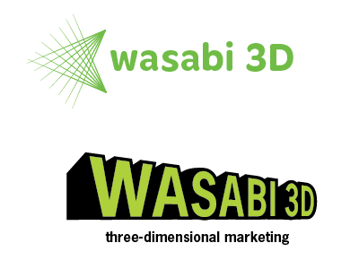 Wasabi 2 & 3 logo persepctive