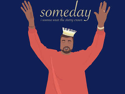 Kanye at MSG animation cartoon design illustration kanye kanye west kanyewest man man cartoon music music art music artwork pablo quote tlop