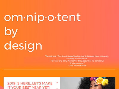 Sample Blog home Page blog ux design web design