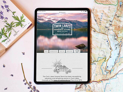 Twin Lakes General Store Homepage website website design