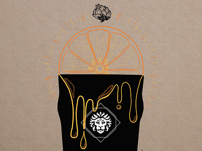 West Flanders Brewery Juicy IPA Illustration