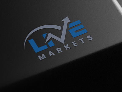 Live market Logo adobe illustrator branding graphic deisgn logo logo design market marketing marketing agency