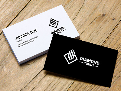 Diamond Law Firm Logo adobe illustrator branding design graphic deisgn icon logo logo design