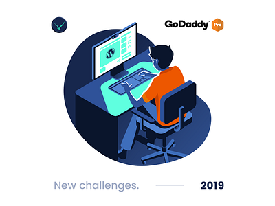 New challenges. - 2019 animation branding design icon illustration logo typography ui ux vector web website