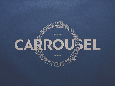 Carousel restaurant logo branding restaurantlogotype