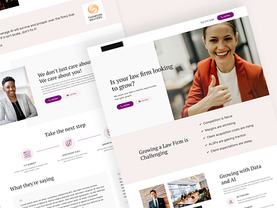 Growth strategy firm clean concept consultancy consultant landing page law lawyer layout strategy ui ux ui design web design website