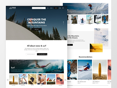 Snow & surf ecomm | homepage