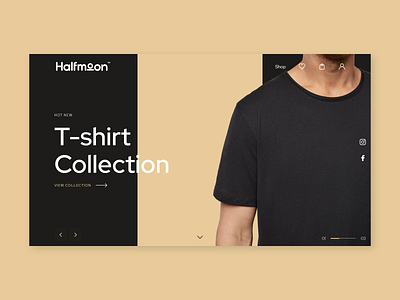 Fashion website: Layout exploration 02 fashion hero section landing page layout product design ui ux ui design web design website