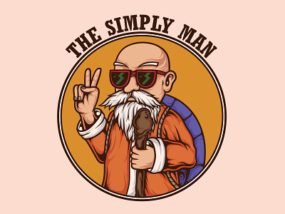 the simply man apparel artwork cartoon clothing design graphic design illustration t shirt design vector vector art