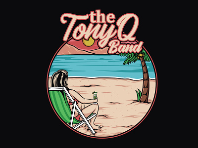 the tony q band art artwork branding cartoon design graphic design illustration logo vector vector art