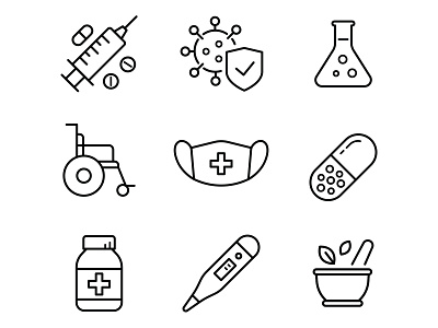 Medical Line Icons