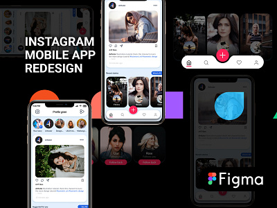 Instagram UIUX redesign tutorial design figma figma design figma for beginners figma prototyping figma review figma to html figma tutorial figma ui design figma vs xd mobile app ui design prototyping in figma prototyping mobile app sketch vs figma ui design in figma uiux design web design xd vs figma