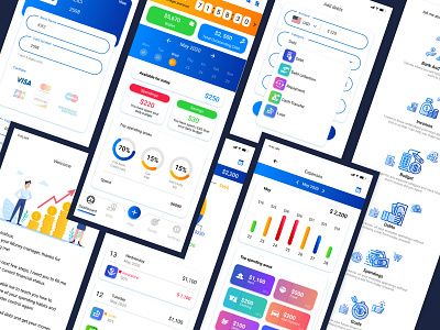 Money management app UIUX design