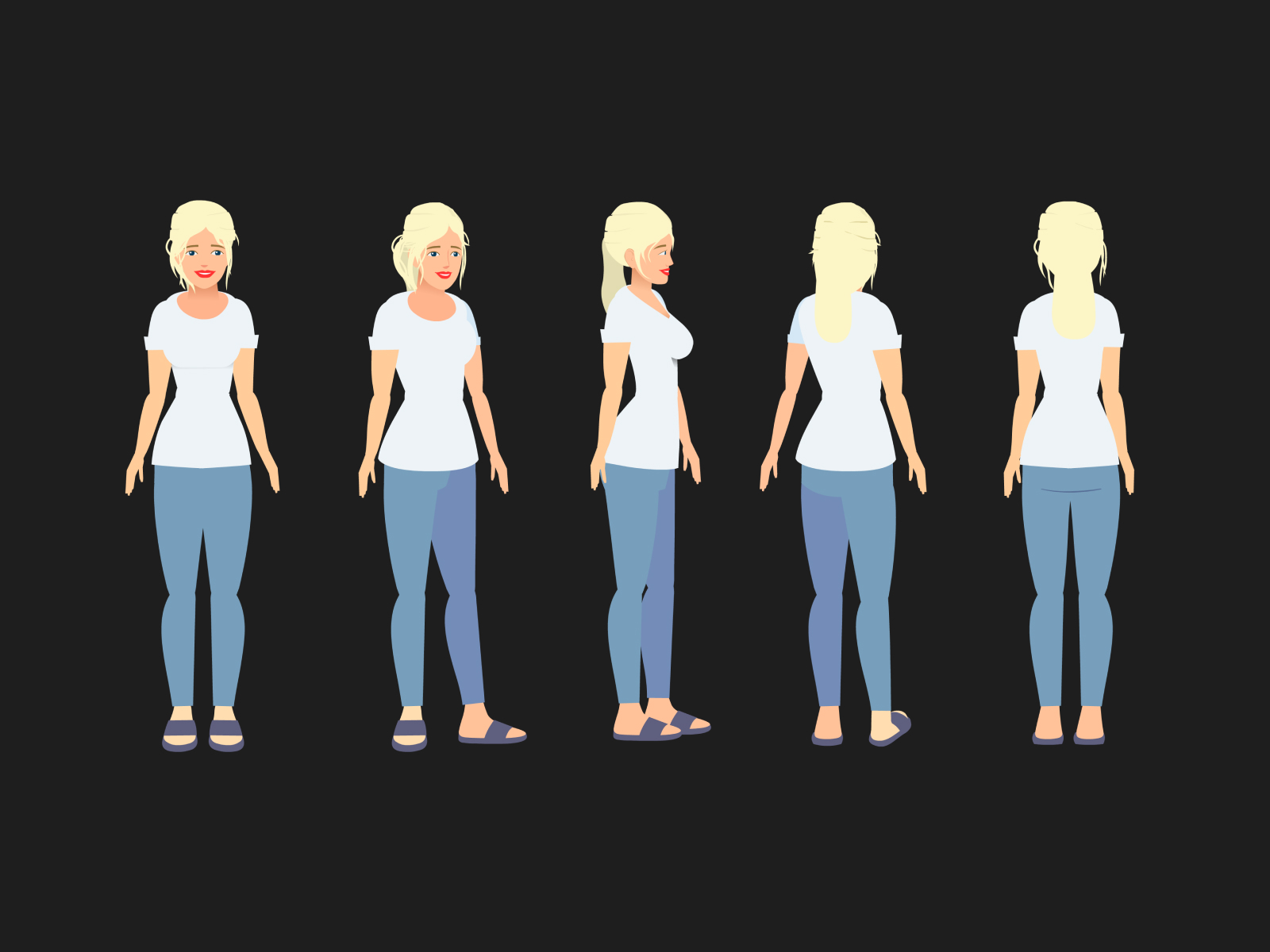 Stylized Female Character Design Tutorial By Joshuaprakash On Dribbble 