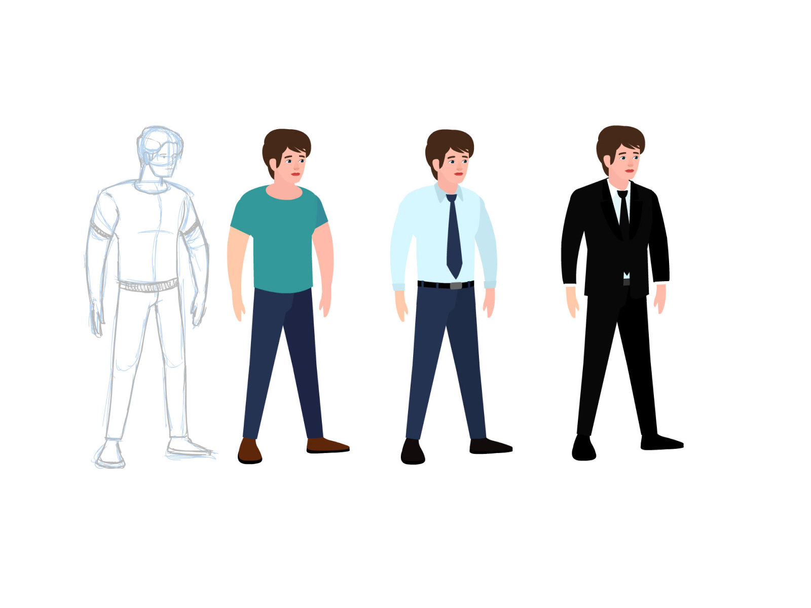 2D animation Hero character design concepts by Joshuaprakash on Dribbble