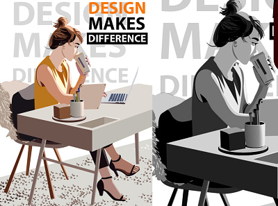 Business girl vector art tutorial adobe illustrator adobe illustrator tutorial art beginners design designers digital art drawing how to illustration illustrator illustrator tutorial photo to cartoon photo to vector process step by step trace photo vector vector art vector drawing
