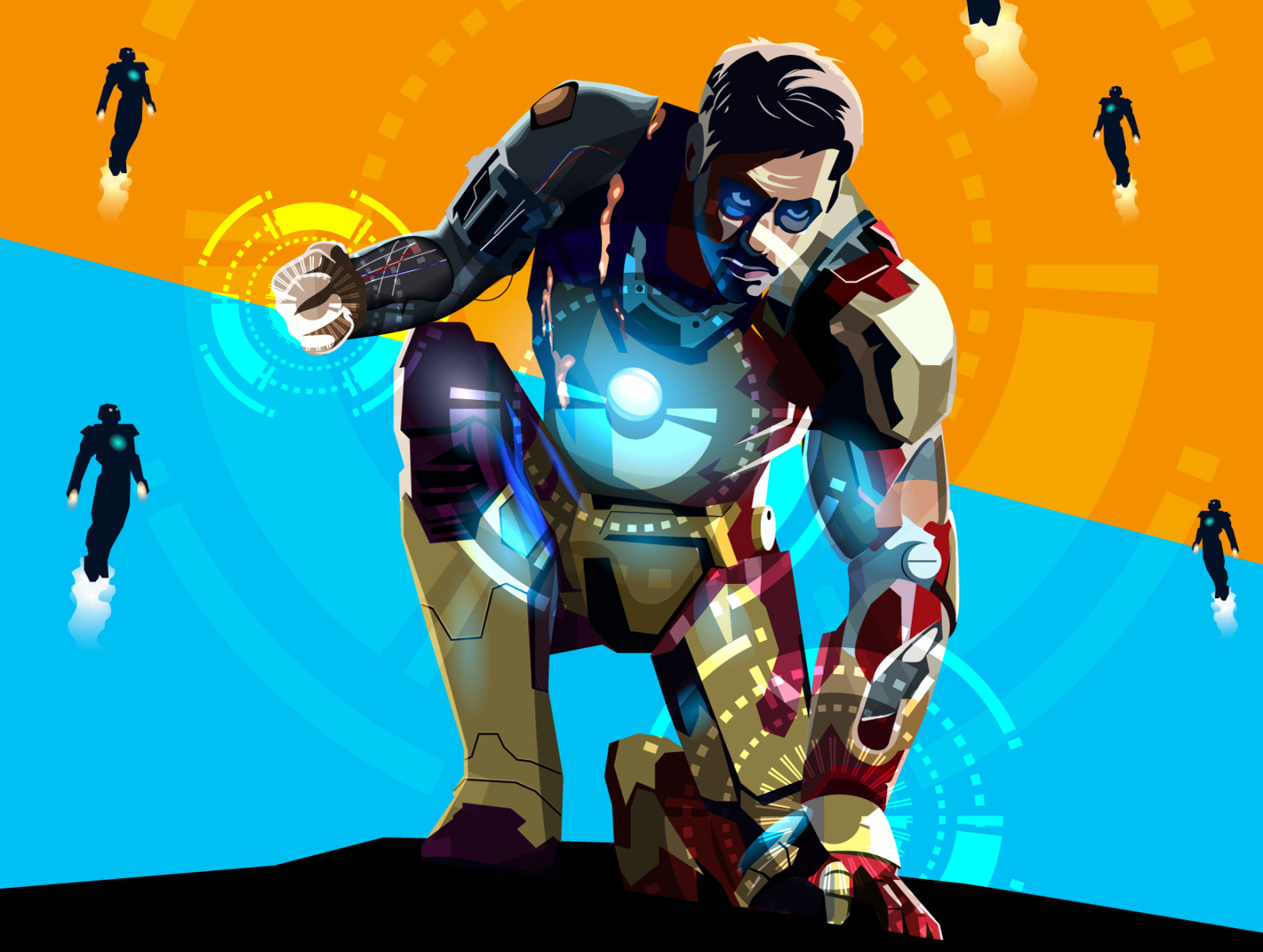 Iron Man (Armor Technology) 4K wallpaper download